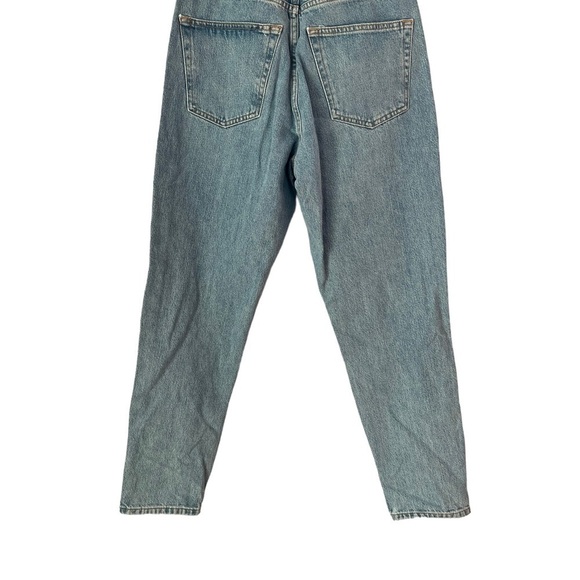 NWT Topshop high Waisted Tapered Leg Medium Wash Jeans Size 6 - Picture 6 of 6